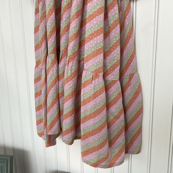 Soft Gallery Viscose Striped Honesty Dress - Picture 4 of 16